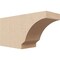 Ekena Millwork 4in. W x 6in. H x 12in. L Moab Woodgrain TimberThane Rafter Tail, Primed Tan RFTUR04X06X12MOARCPR - alternate 1